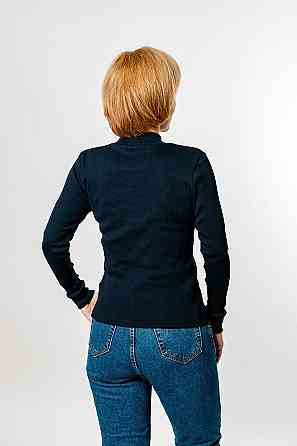 Водолазка жіноча, містко-синя, топ Крохатушка одяг Київ