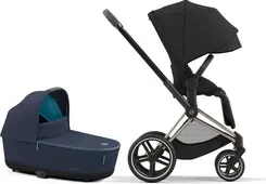 Детская коляска Cybex Priam 4.0 Zestaw 2w1 Z Opcją 3w1 Nautical Sepia Wielofunkcyjny Киев - изображение 1