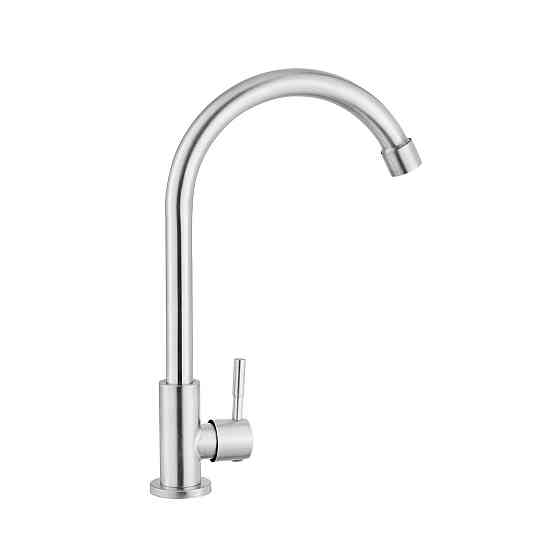 Кран на одну воду Kroner KRP Edelstahl Klassisch — ESG098 сатин Київ