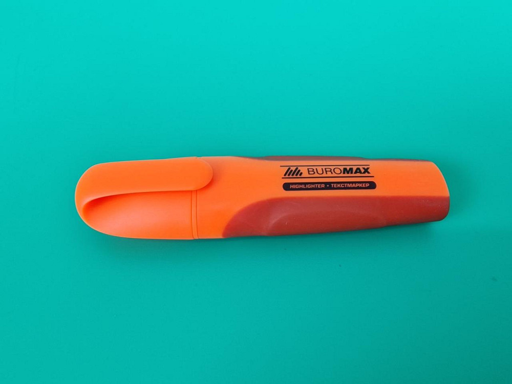 Текстовий роздільник фрюрисц. "Buromax BM. 8904-02 NEON" ОРАНЖОВИЙ (1 шт.) Харків - фото 1