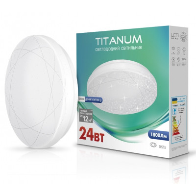 Светильник TITANUM LED 24W 5000K Орбита (TLCL-245OR) Винница - изображение 1