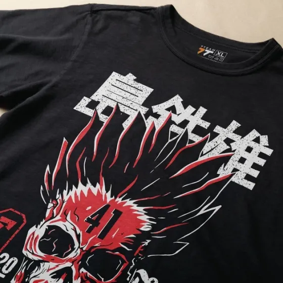 Футболка чоловіча з  принтом Акіра Dead Red Розмір 48 Anime1016 Дніпро