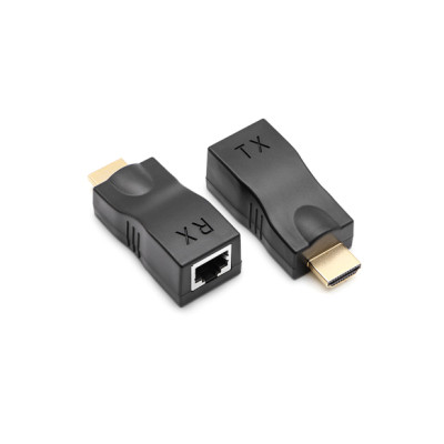 Адаптер HDMI extender passive 30m CAT5E/6 1080P black Voltronic (YT-SCPE HDMI-30m720PB) Винница - изображение 1