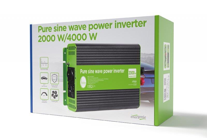 Автомобільний інвертор EnerGenie EG-PWC-PS2000-01 2000W ( з чистою синусоїдою ) Харків - фото 7