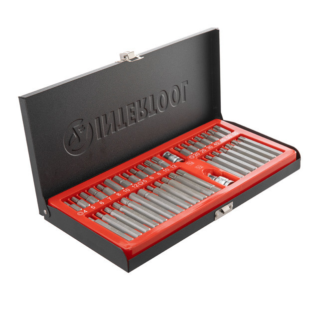 Набір зірок і шестигранників STORM, Cr-V, 40 од. (TORX, HEX, SPLINE) INTERTOOL ET-8040 Київ - фото 8