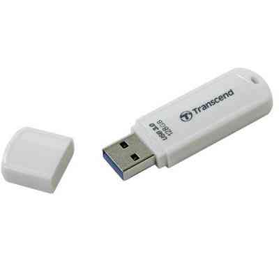 USB флеш накопитель Transcend 128GB JetFlash 730 White USB 3.0 (TS128GJF730) Винница