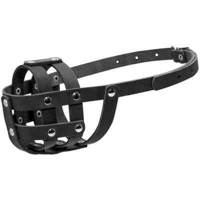 Намордник для собак Collar мягкий №0 (спаниель) черный (06331) Винница