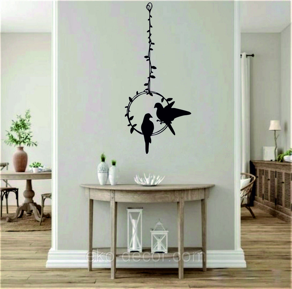 Декоративное настенное Панно «Две птички», Декор на стену Киев - изображение 1