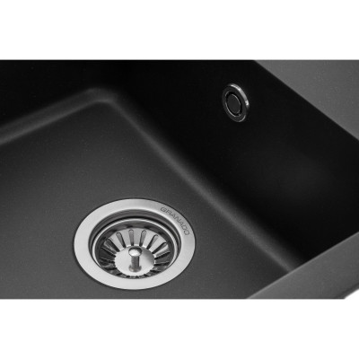 Мийка кухонна GRANADO SALAMANKA black shine (gr0601) Вінниця - фото 5