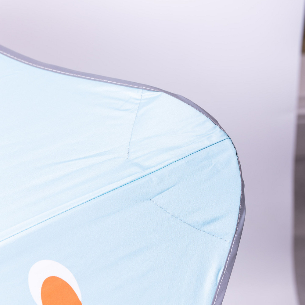 Дитячий механічний зонт з принтом, 90 см, голубий Київ - фото 4