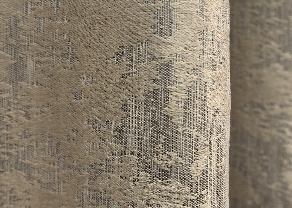 Комплект коротких штор VR-Textil Жаккард Sultan XO № 1683ш Капучино 130х170 см 2 шт (35-0328) Киев - изображение 7