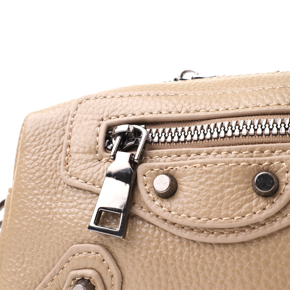 Компактная сумка для женщин из натуральной кожи Vintage 22924 Бежевый Киев - изображение 6