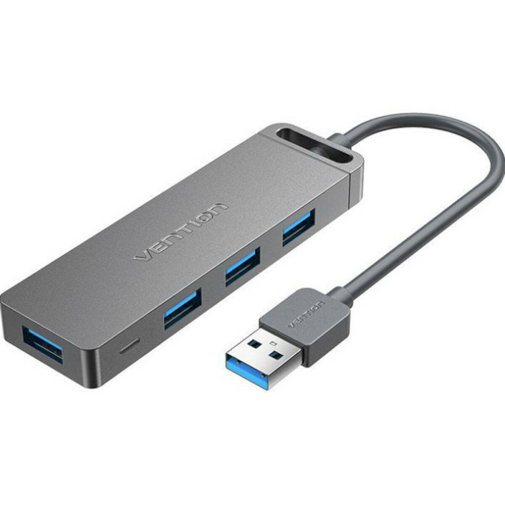 Хаб Vention 4-Port USB 3.0 Hub With Power Supply 0.15M Black (CHLBB) Киев - изображение 2