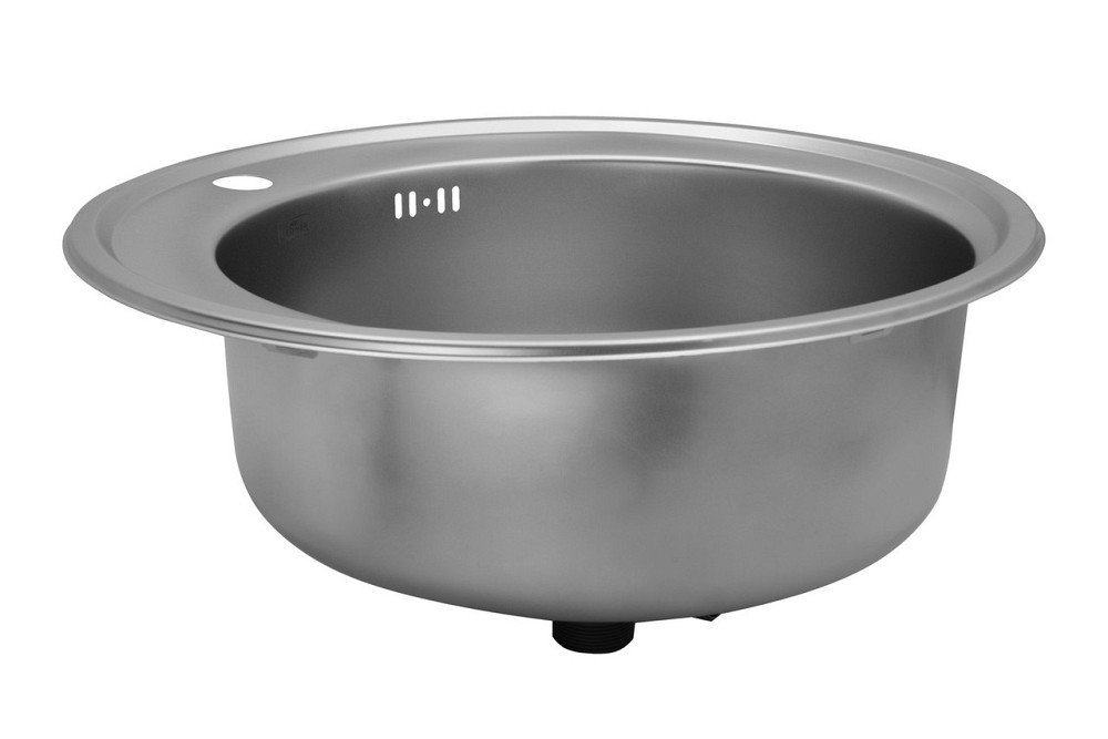 Кухонная мойка с нержавеющей стали Kroner KRP Satin - 510 (0.8 мм) Киев - изображение 4