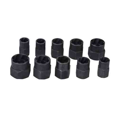 Екстрактори для пошкоджених болтів, гаєк, 9-19м, HSS-сталь, 10 шт Вінниця