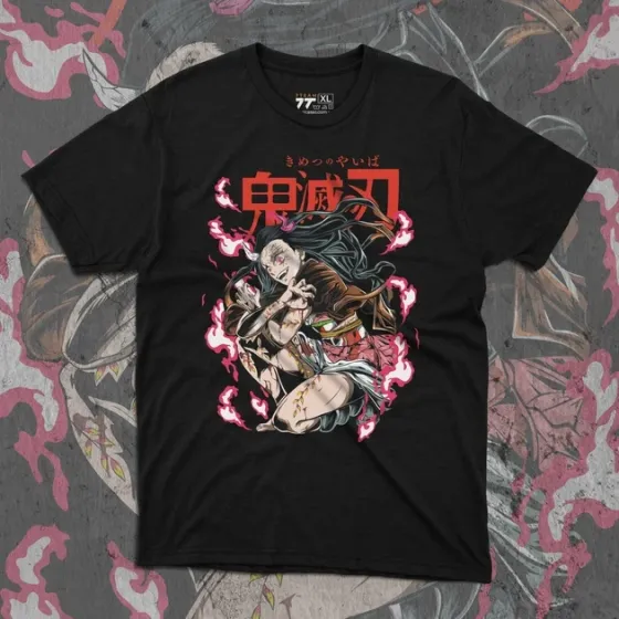 Футболка чоловіча з  принтом Клинок, рассекающий демонов Незуко 7 Розмір 48 Anime0963 Дніпро