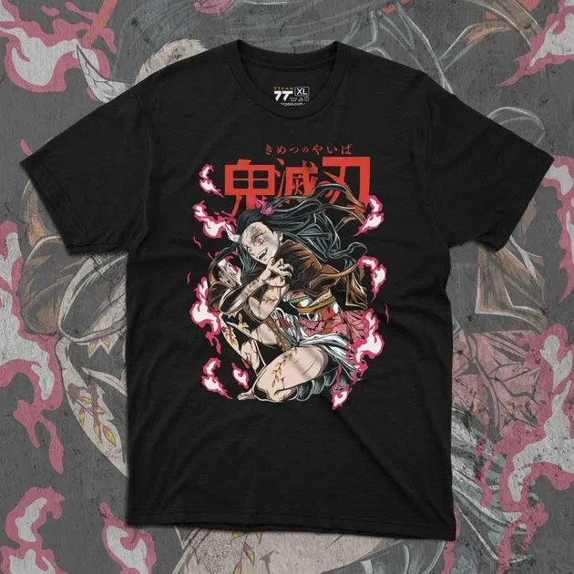 Футболка чоловіча з  принтом Клинок, рассекающий демонов Незуко 7 Розмір 48 Anime0963 Дніпро - фото 1