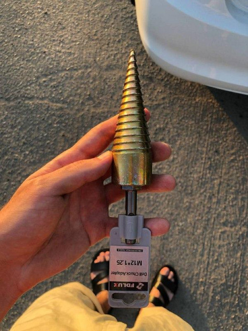 Гвинтовий колун, дровокiл пiд дриль, перфоратор. 36 діаметр, Нове Київ - фото 2