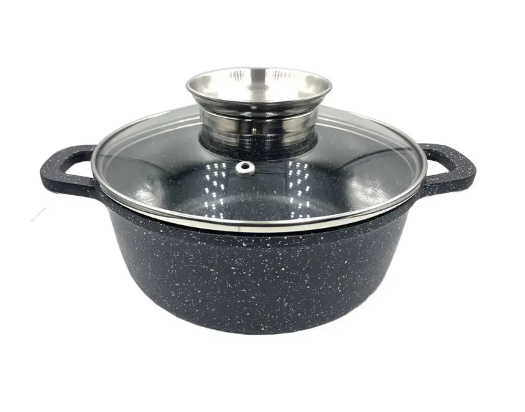 Казан чёрный со крышкой UNIQUE UN-5272 (18см и 1.7 л) Одесса - изображение 7