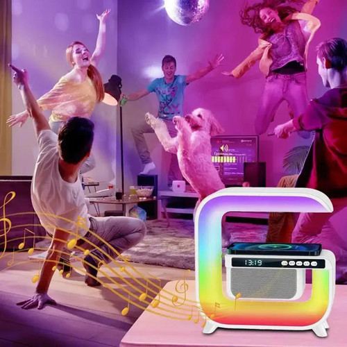 Аккумуляторный ночник G-Smart G3 mini RGB с Bluetooth колонкой и зарядкой для телефона Киев - изображение 6