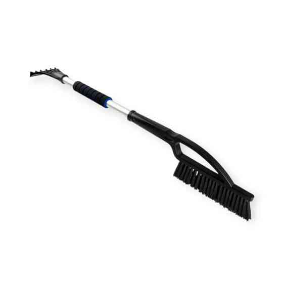 Щетка скребком на ручке 77см мягкая вставка, доп. ручка, алюм. трубка tompar со Мукачево