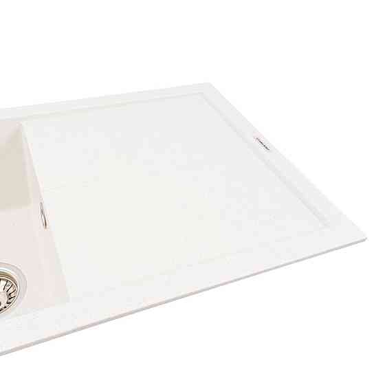 VALESO Гранітна мийка для кухні VALESO SOLID 7843 матова Біла в крапку Киев