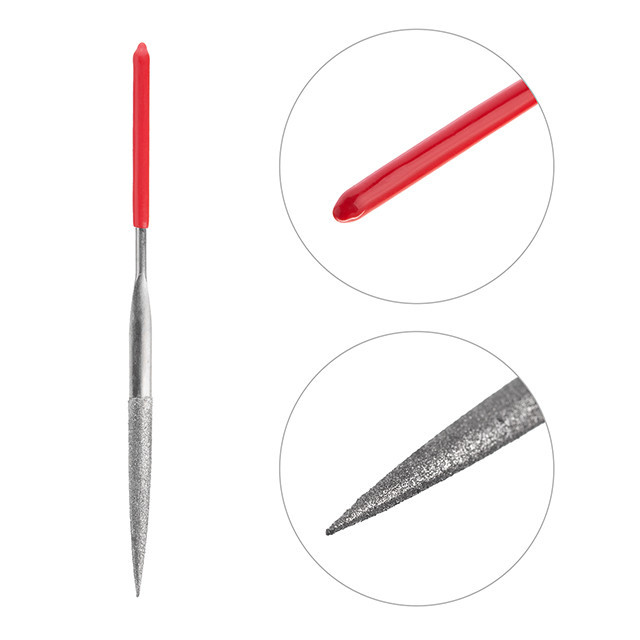 Набор бриллиантовых надфилов, 5 шт. INTERTOOL HT-3709 Киев - изображение 6