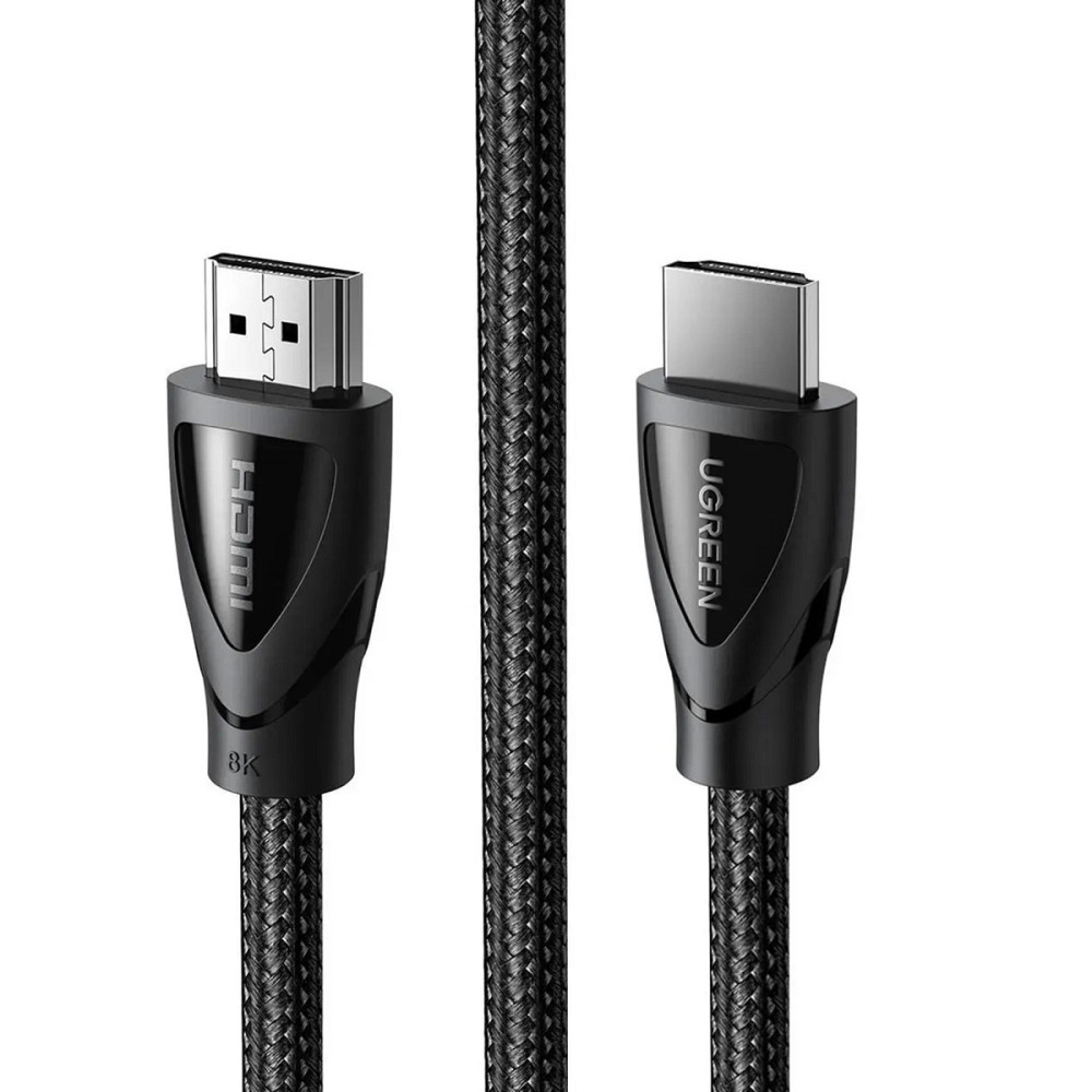 HDMI кабель V2.1 UGreen HD140 з підтримкою 8K@60Hz 4K@120Hz 80403 (Чорний, 2м) Николаев - изображение 2