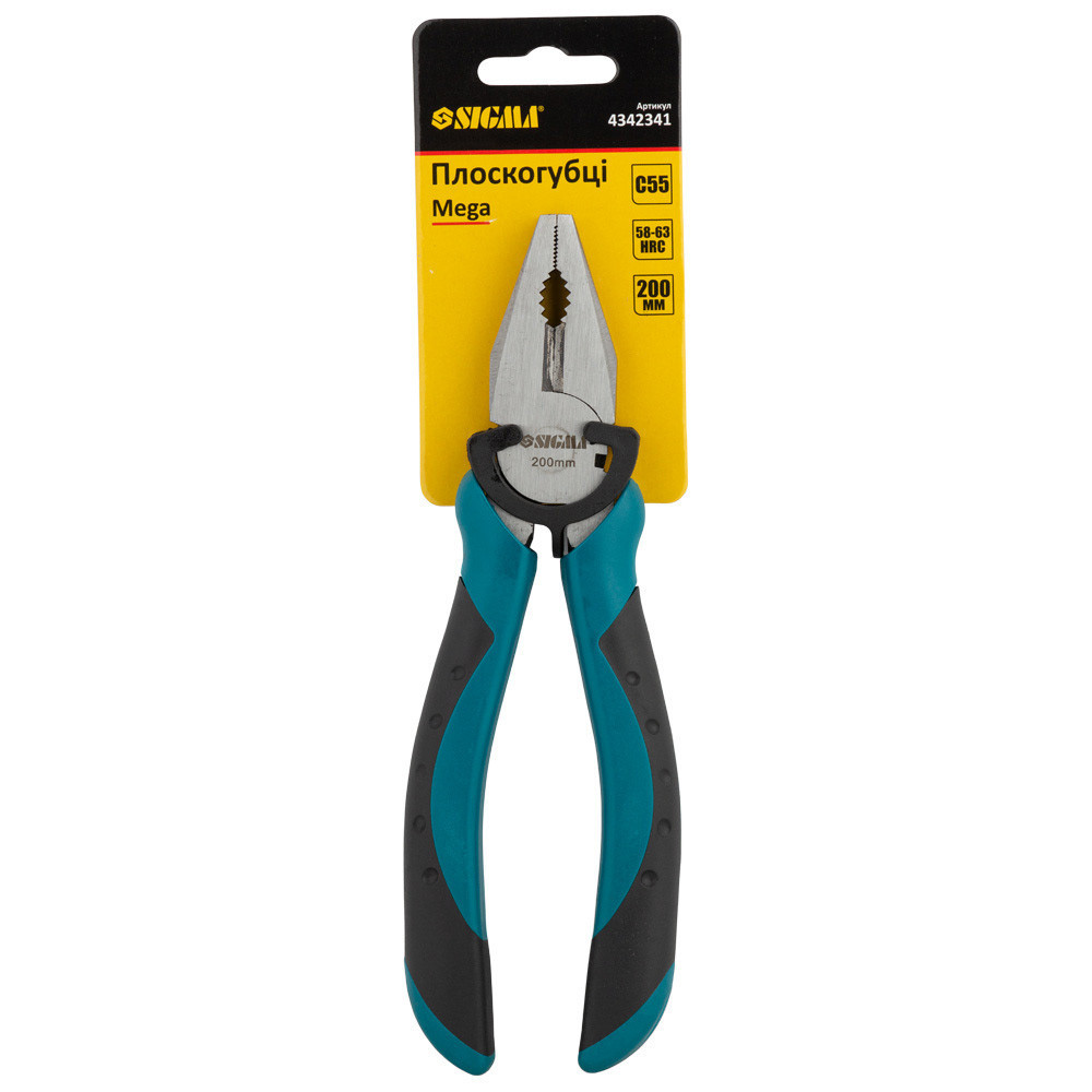 Плоскогубці 200 мм Mega SIGMA (4342341) Київ - фото 3