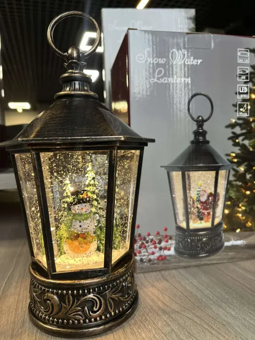 Jianlips Санта Клаус Музыкальный новогодний фонарь XMAS WDL 24077A Коломыя - изображение 10