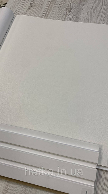Шпалери метрові вінілові на флізеліні A.S.Creation Elite of Shades1.06x10 однотон без структури білий 78651-1 Київ - фото 2
