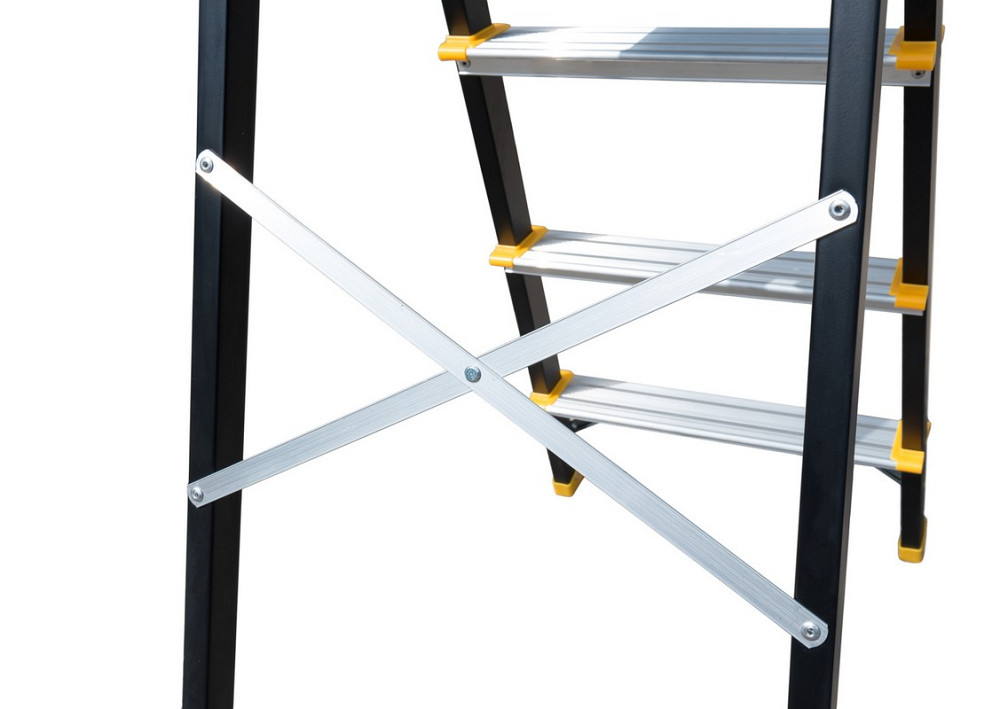 MASTERTOOL Драбина алюміній/сталь MASTERTOOL 4 ступені h=846 мм max 150 кг 79-1204 Коломия - фото 10