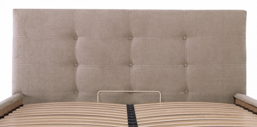 Кровать Двуспальная Manchester Comfort 180 х 190 см Мисти Mocco С подъемным механизмом и нишей для белья Мокко Днепр - изображение 14