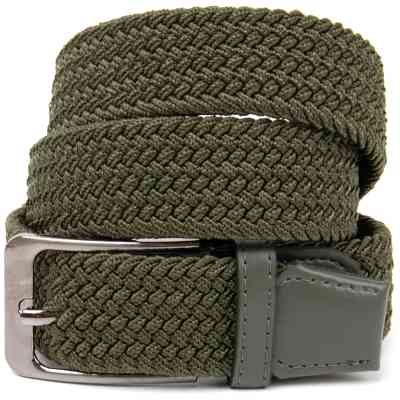 Ремень Vintage Текстильный мужской Оливковый (20527) Винница