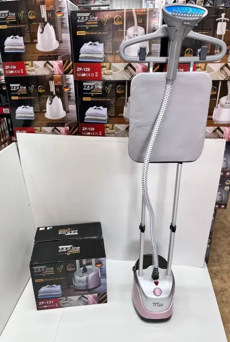 Perfect Fit Розовый Отпариватель вертикальный для одежды со стойкой Zepline 3500Вт ZP-131 Коломия - фото 1