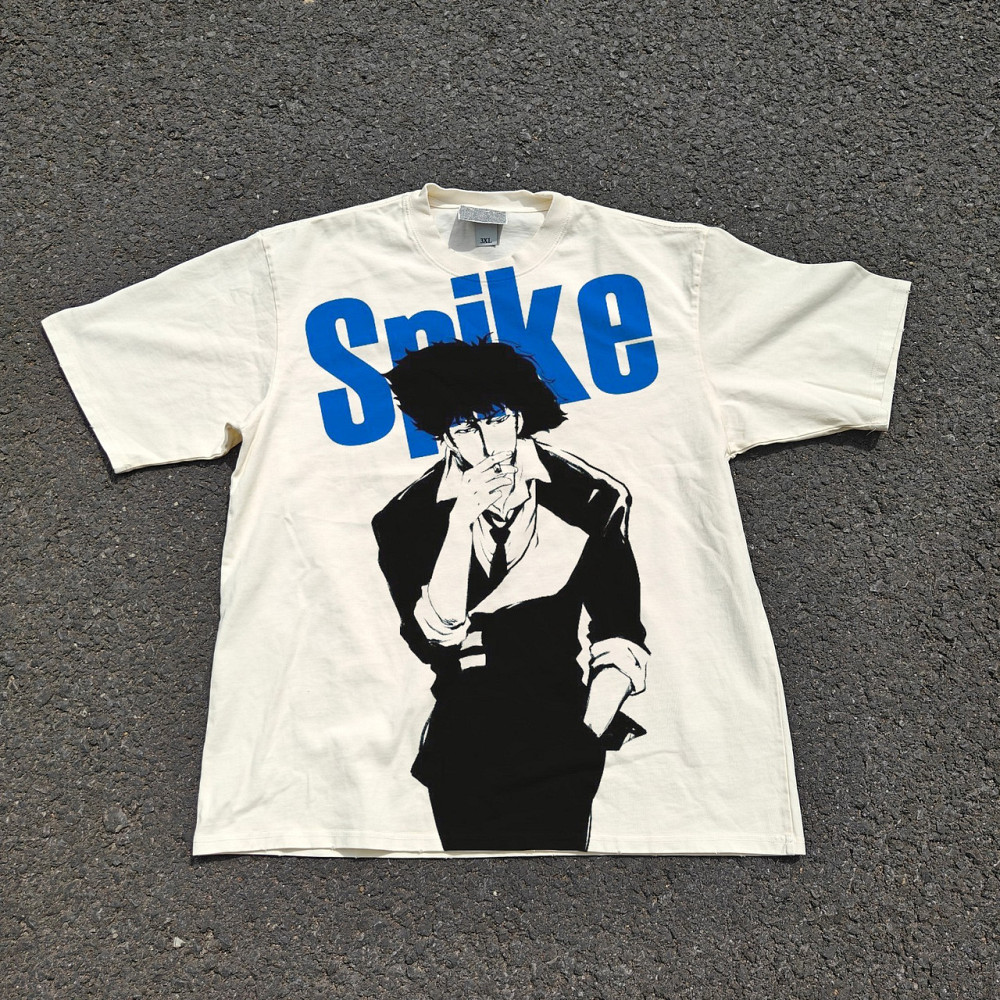 Футболка чоловіча з принтом аніме Аніме Ковбой Бебоп Аніме оверсайз (S/M/L) Черний Дніпро - фото 2