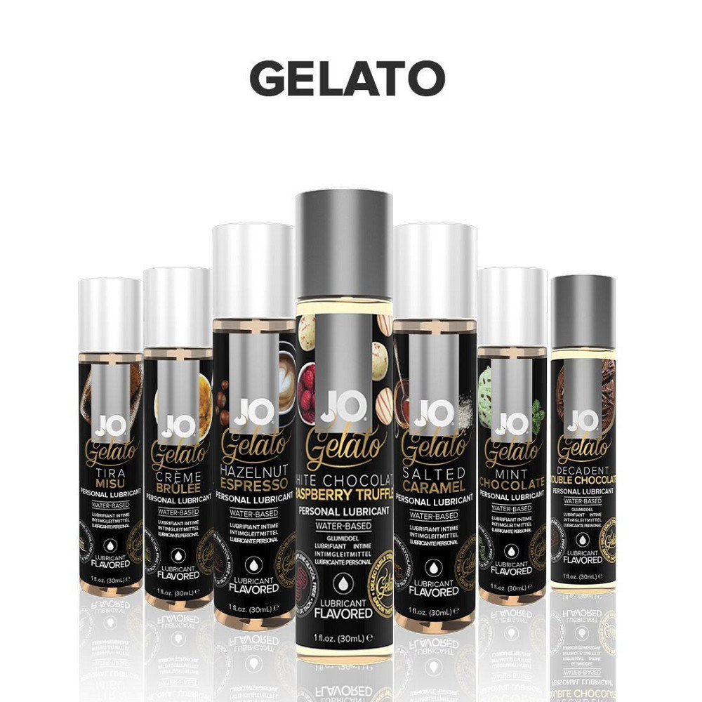 Смазка на водной основе JO GELATO White Chocolate Raspberry (30 мл) без сахара и парабенов Sex Aura Киев - изображение 5