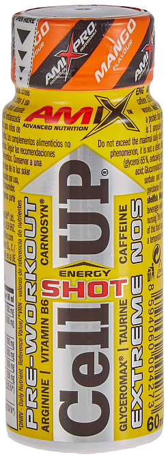 Передтренувальний напій Amix Nutrition CellUP Shot 60 ml (Mango) Луцьк - фото 1