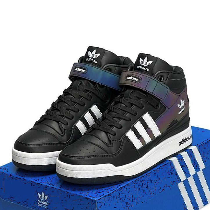 Высокие Термо Кроссовки Adidas Еврозима Кожаные Мужские Ботинки Адидас Черные (размеры: 41,42,43,44,45,46) Днепр - изображение 6