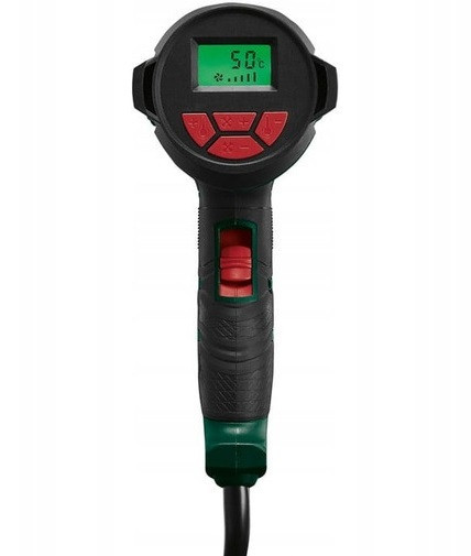 Електричний будівельний фен з дисплеєм 5 режимів і 4 насадками Parkside (PHLGD 2000 C4) Нововолинськ - фото 6