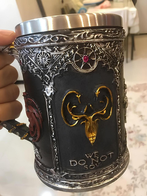 Кружка Игра престолов RESTEQ 600 мл — чашка Game of Thrones из нержавеющей стали и смолы Киев - изображение 9