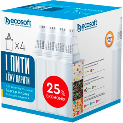 Картридж для фільтра глечика Ecosoft Бар''єр 4шт (CRVK4BARECO) Вінниця - фото 3