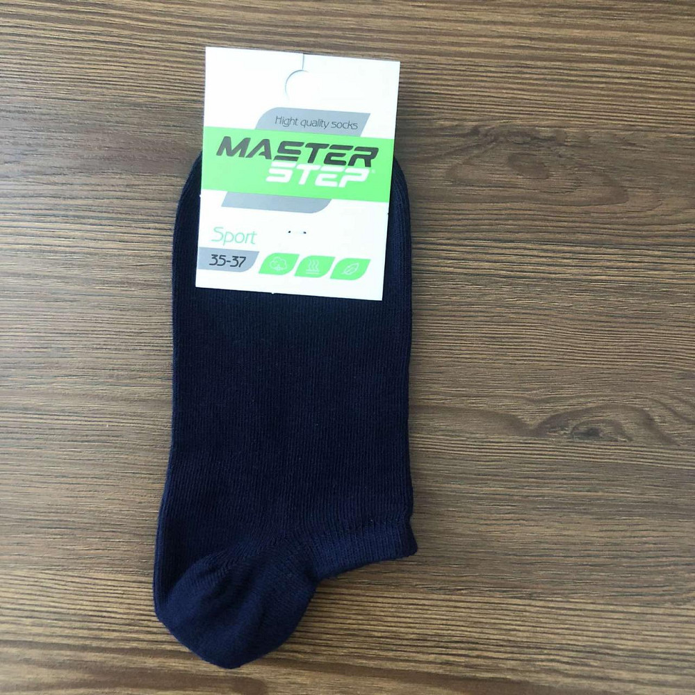 Носки женские спорт короткие хлопковые Master Step арт.429 г. в ассортименте 37-40 р. темно-синій Черновцы - изображение 1