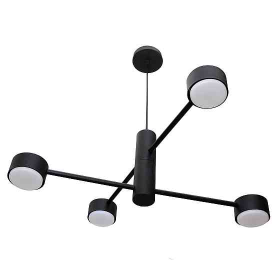 Люстра подвесная MSK Electric Copter на четыре плафона GX53 черная NL 8043-4 BK Одесса