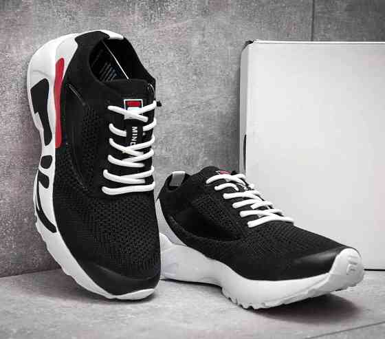 Кросівки FILA Чорні Чоловічі Філа Тканинні Літні для бігу (розміри: 41,42,43,44,45) Дніпро