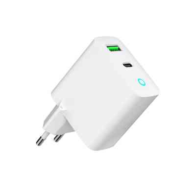 Зарядное устройство Gembird 1xUSB-A + 1 Type-C (PD20Вт + QC3.0 18Вт) white (TA-UC-PDQC20L-W-01) Винница