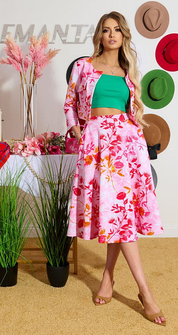 Костюм с укороченным жакетом (42) Киев - изображение 3