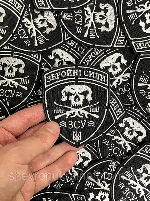 Шеврон Збройні Сили (Форма щит. На липучке) Размер 8.5x7см Киев - изображение 4