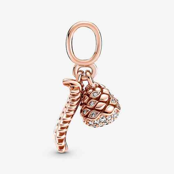 Серебряный шарм Пандора Sparkling Pine Cone DangleMasterSem Киев