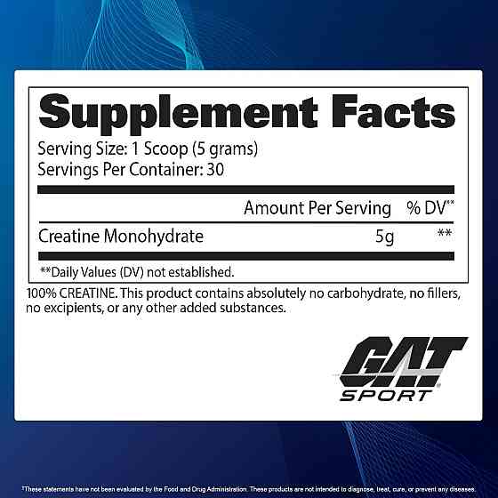 Креатин German American Technologies Creatine Powder 150g (Unflavored) Луцьк